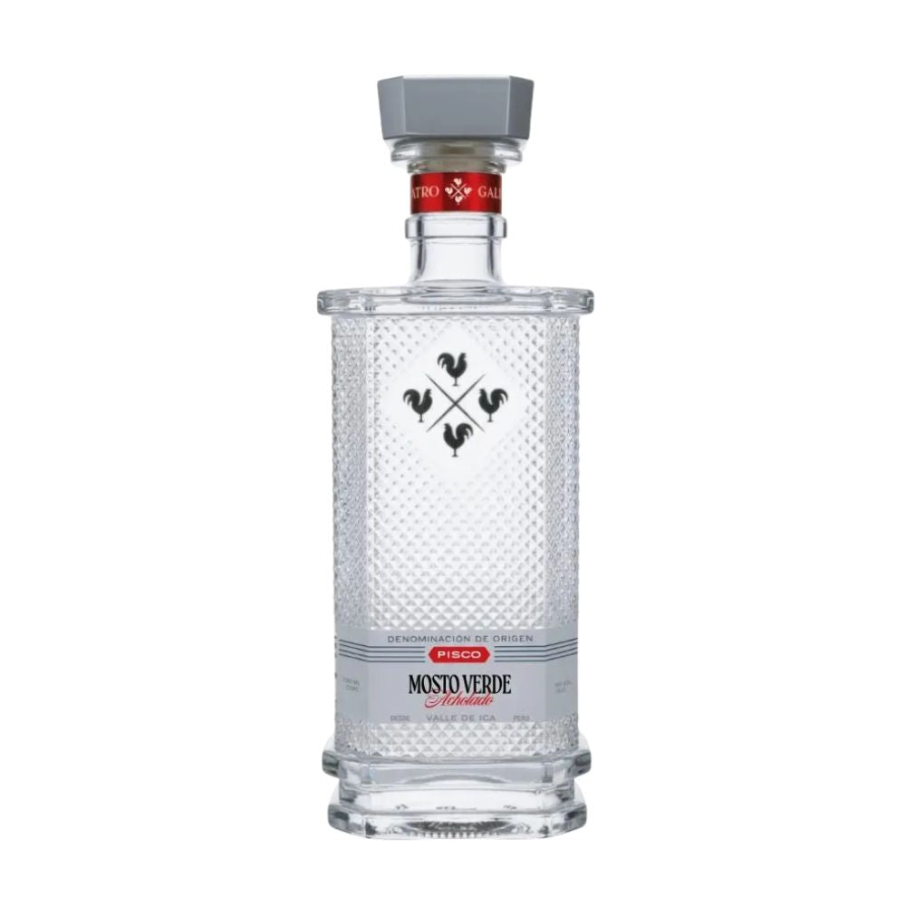 PISCO CUATRO GALLOS MOSTO VERDE ACHOLADO 700 ML