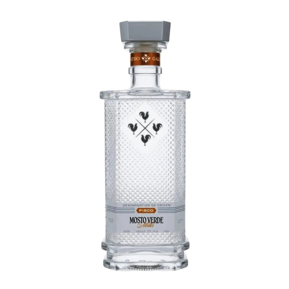 PISCO CUATRO GALLOS MOSTO VERDE ALBILLA 700 ML