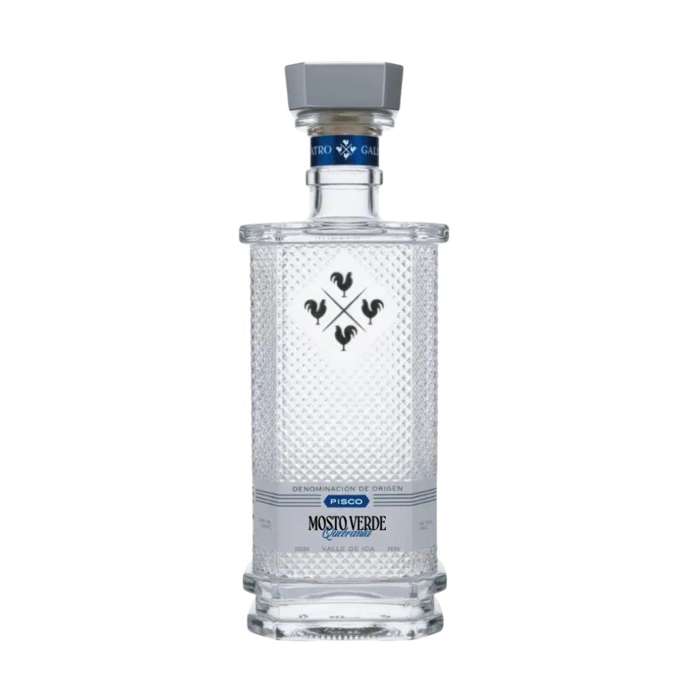 PISCO CUATRO GALLOS MOSTO VERDE QUEBRANTA 700 ML