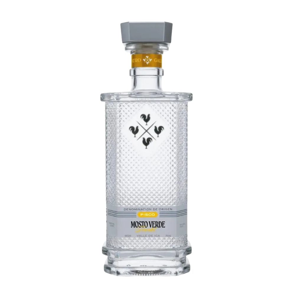 PISCO CUATRO GALLOS MOSTO VERDE TORONTEL 700 ML