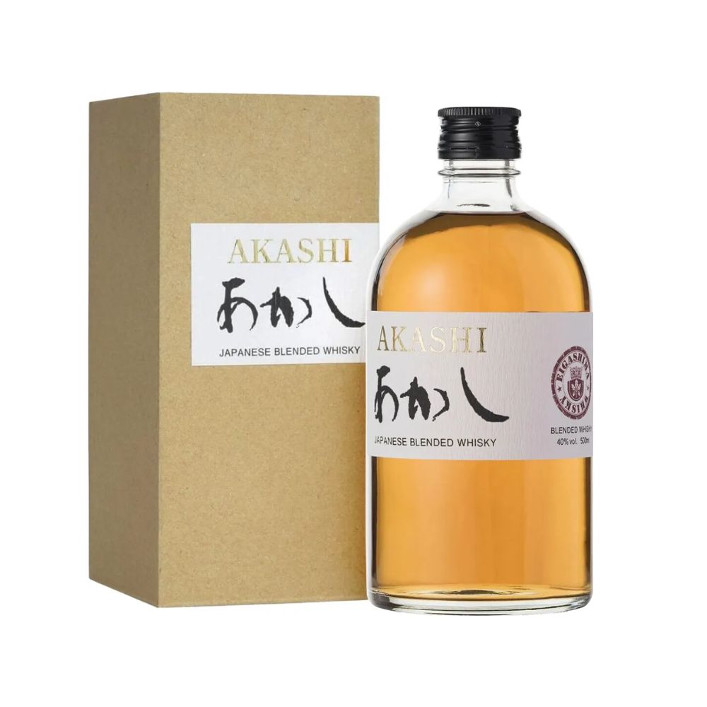 WHISKY AKASHI BLACK BLENDED 500 ML