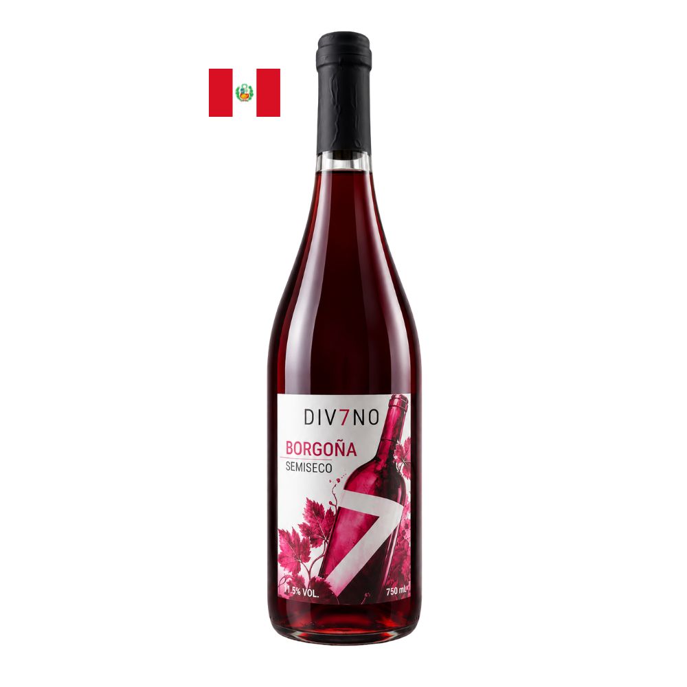 VINO DIV7NO SEMI SECO BORGOÑA 750 ML