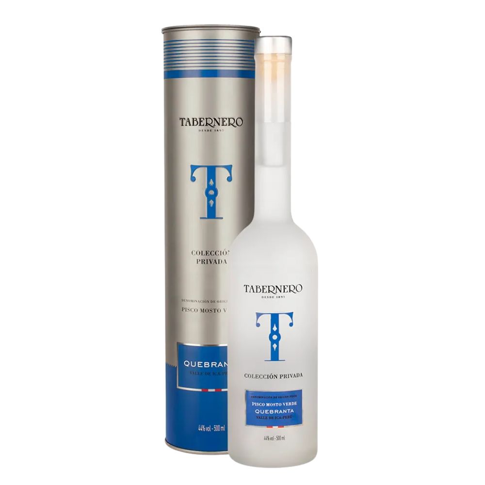 PISCO MOSTO VERDE QUEBRANTA TABERNERO 500 ML