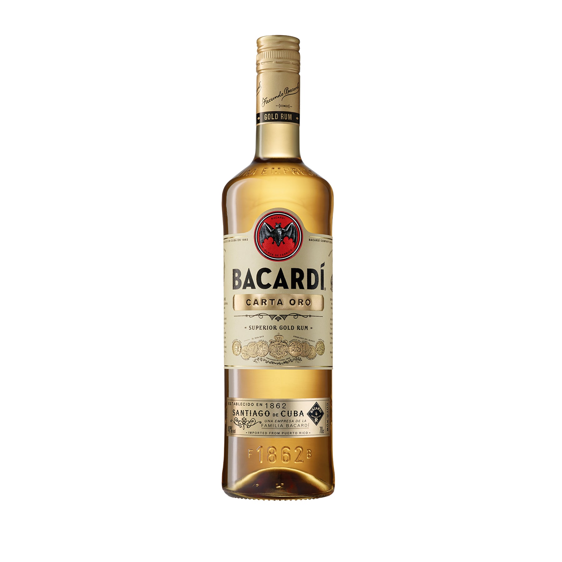 RON BACARDI CARTA DE ORO 750ML