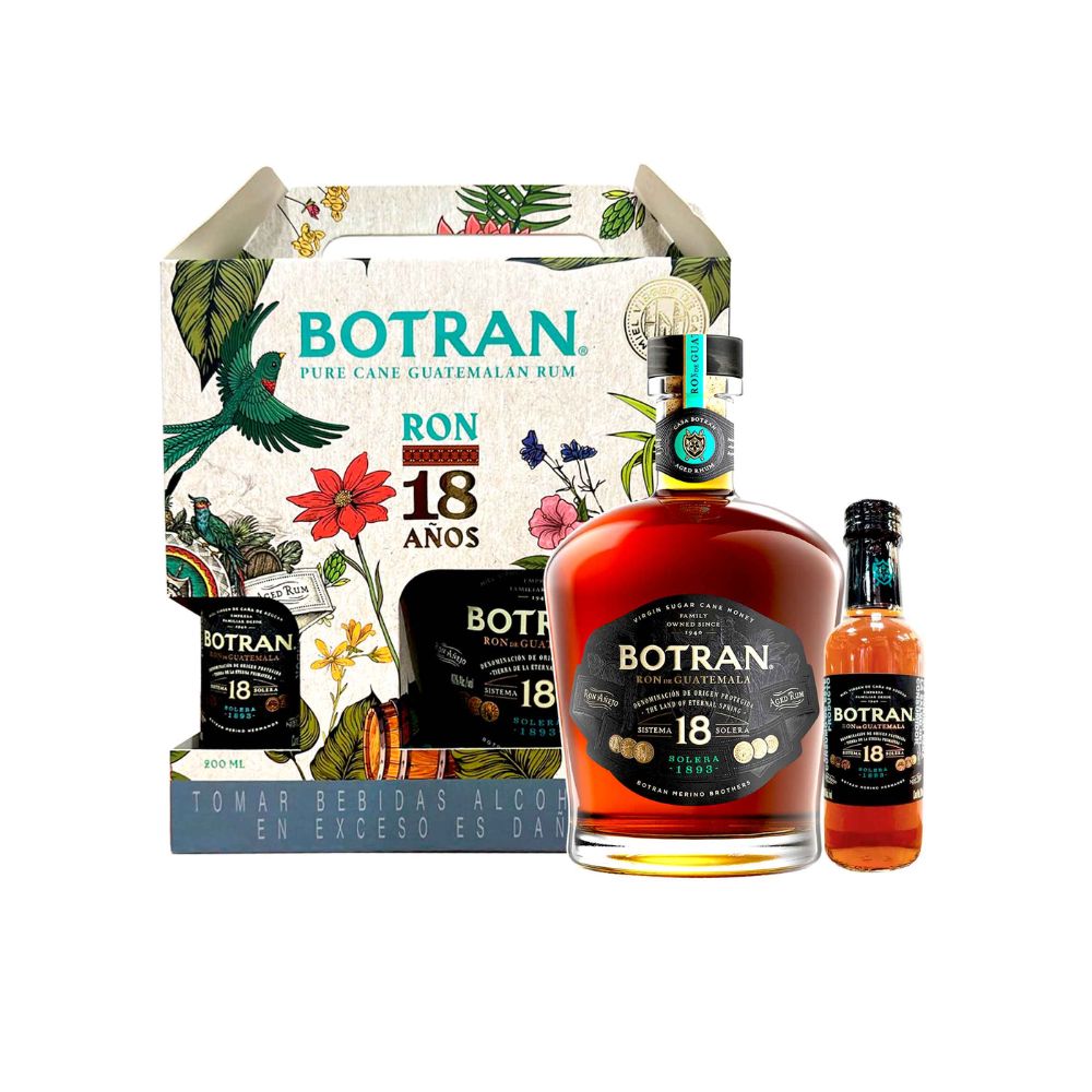 RON BOTRAN 18 AÑOS 750 ML + RON BOTRAN 18 AÑOS 200 ML