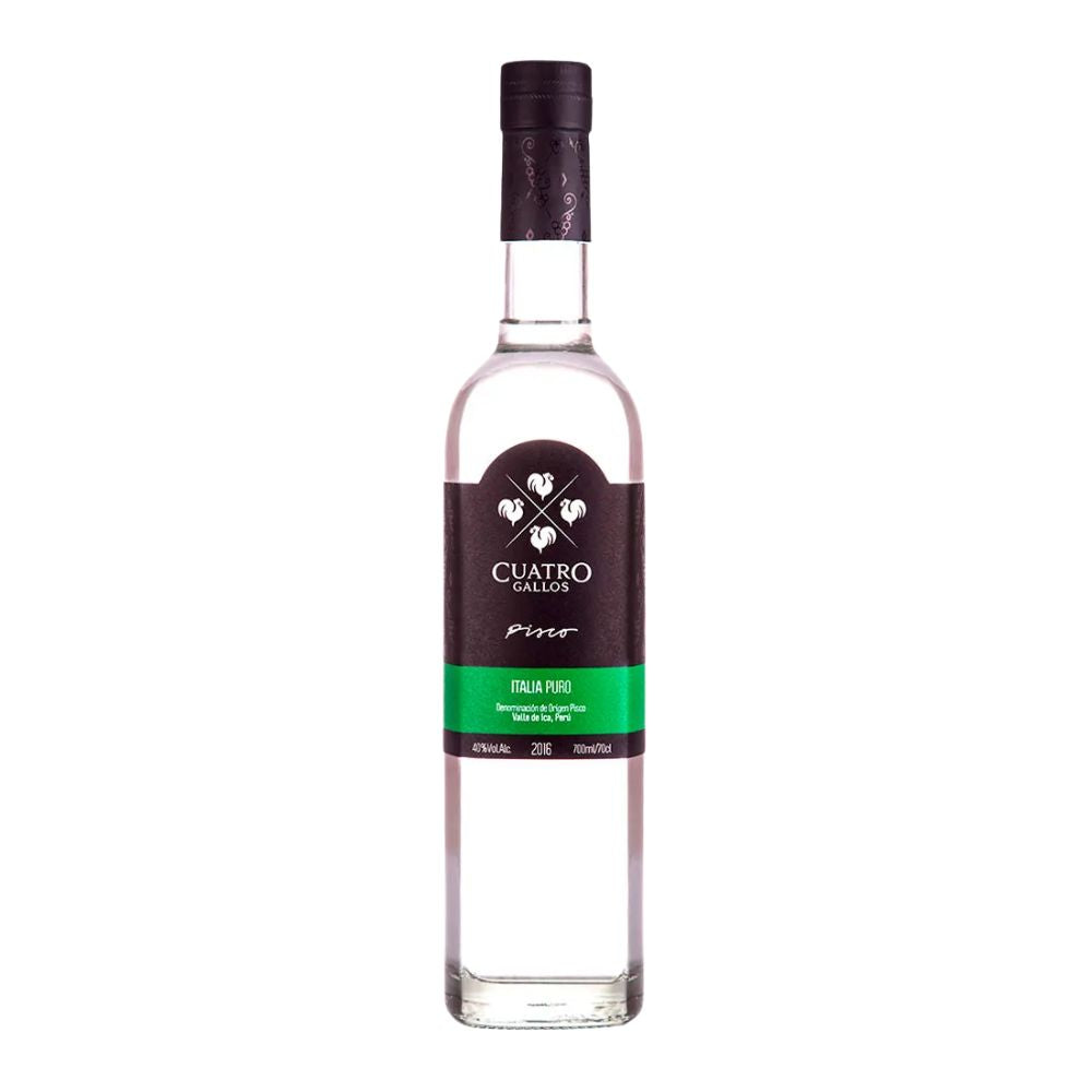 PISCO CUATRO GALLOS ITALIA 700 ML
