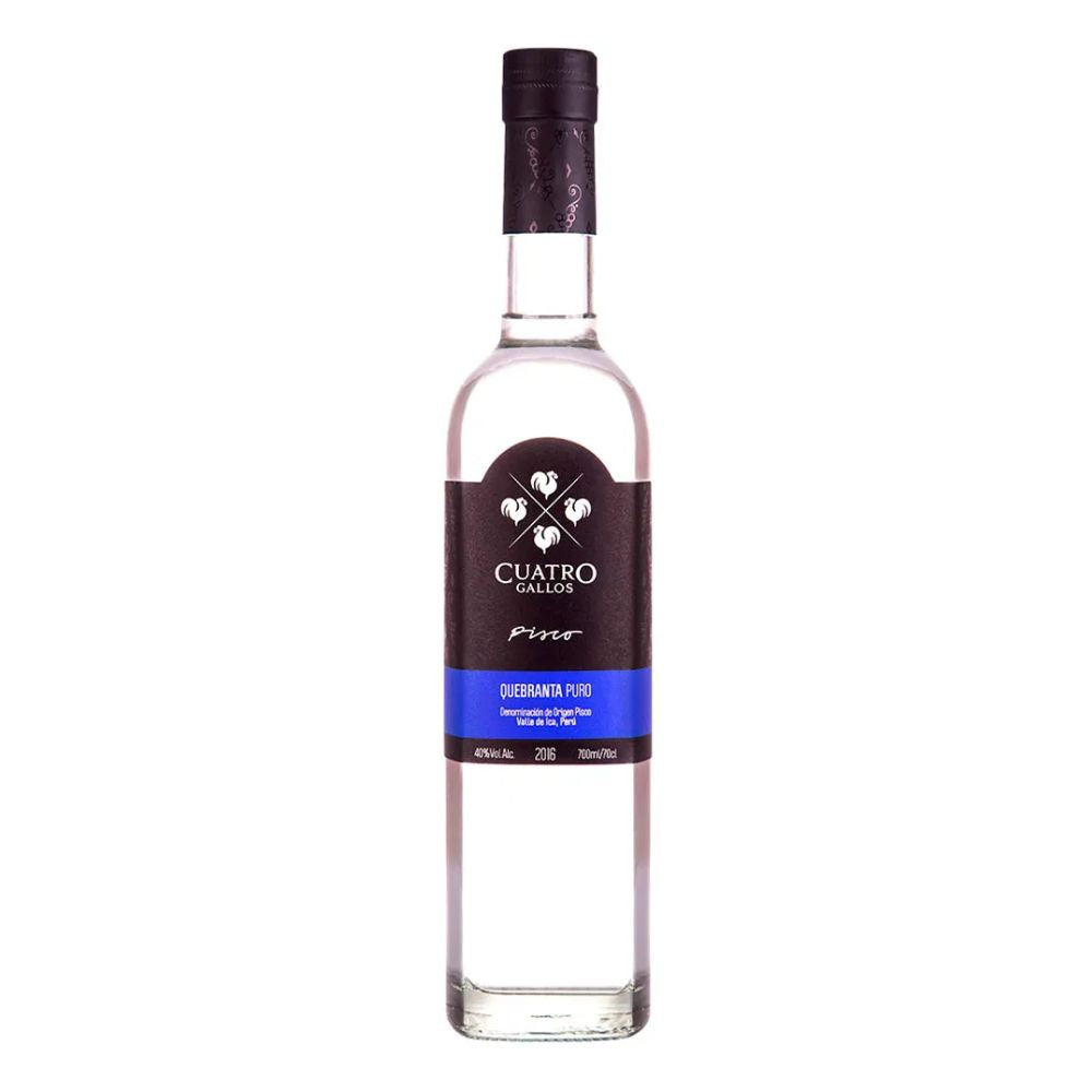 PISCO CUATRO GALLOS QUEBRANTA 700 ML