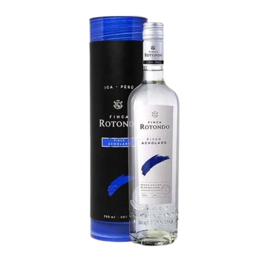 PISCO FINCA ROTONDO ACHOLADO 750 ML