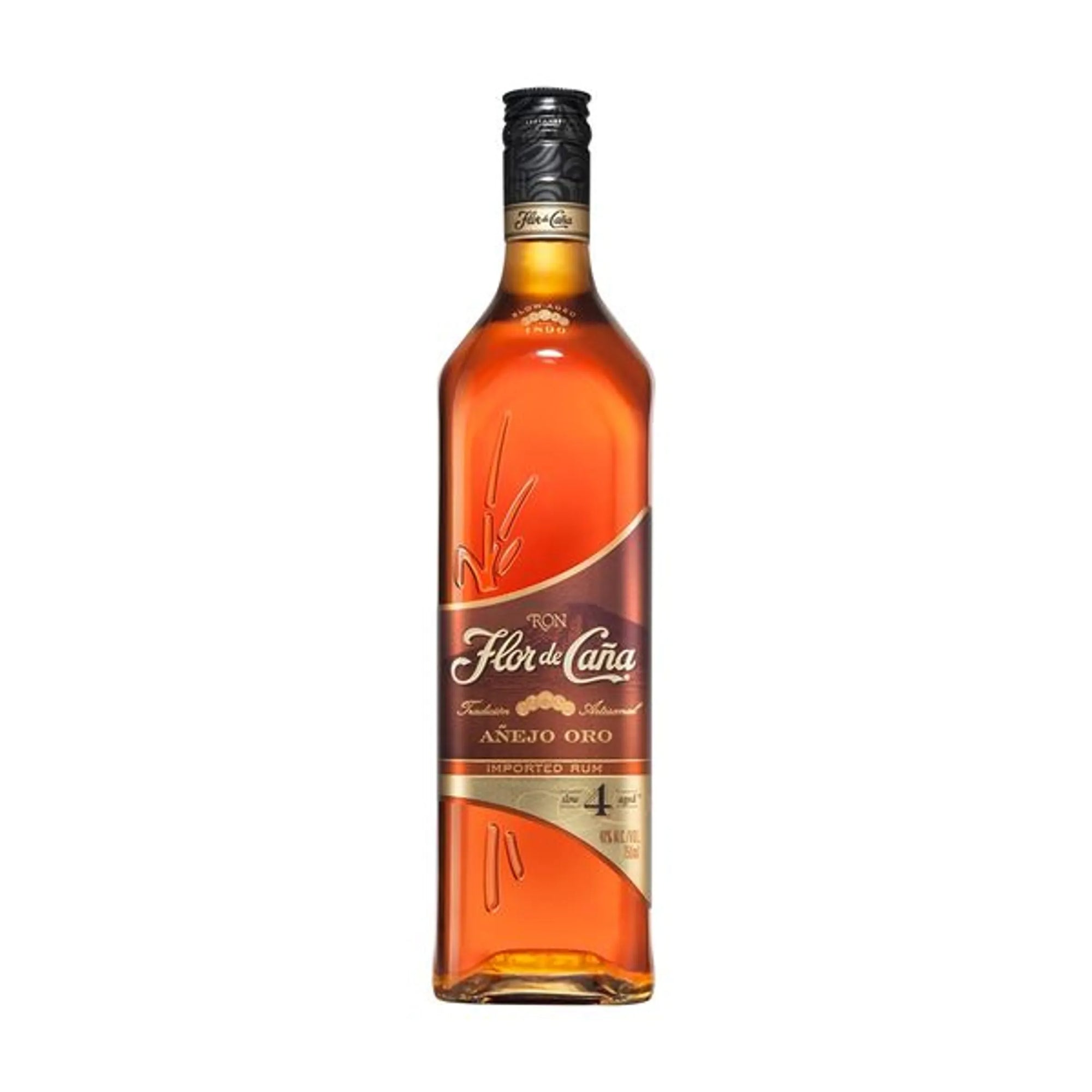 RON FLOR DE CAÑA 4 AÑOS 750 ML