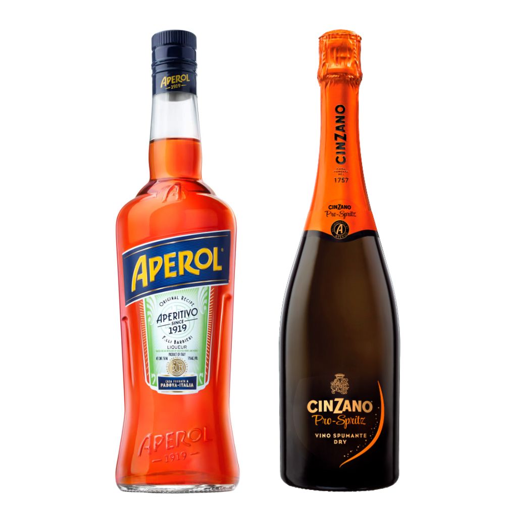 Pack Aperol 750 ML + Cinzano Pro Spritz 750 ML