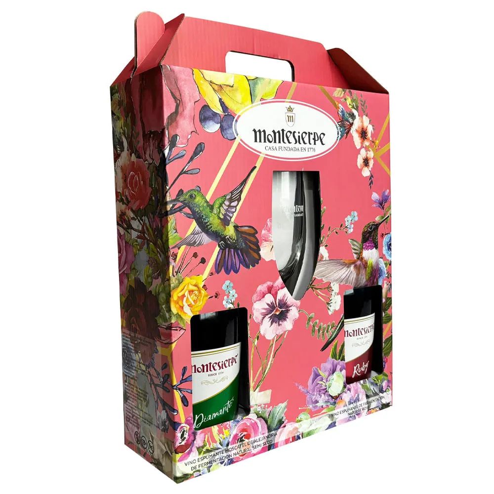 PACK 2 ESPUMANTE MONTESIERPE + COPA