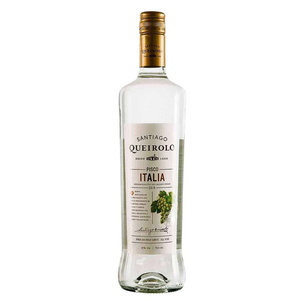 PISCO SANTIAGO QUEIROLO ITALIA 750 ML