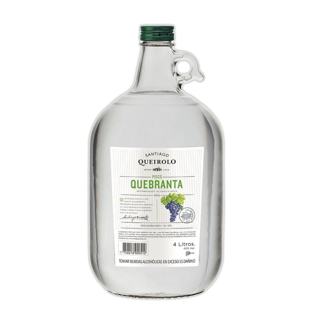 PISCO SANTIAGO QUEIROLO QUEBRANTA 4LT