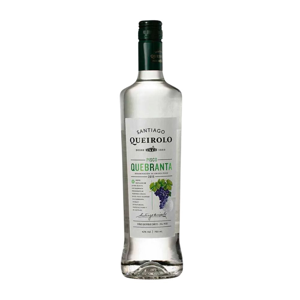 PISCO SANTIAGO QUEIROLO QUEBRANTA 750 ML