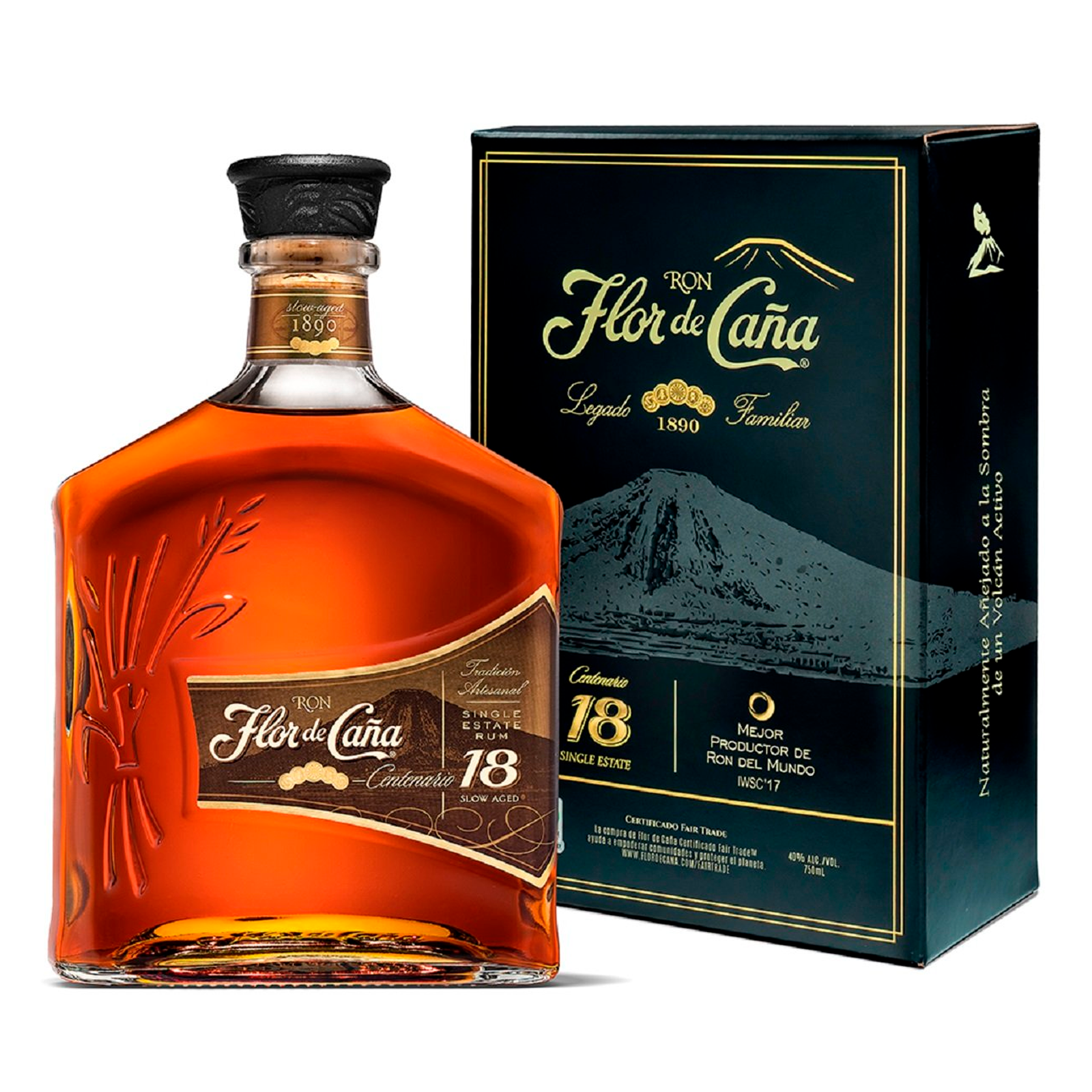 RON FLOR DE CAÑA 18 AÑOS 750 ML