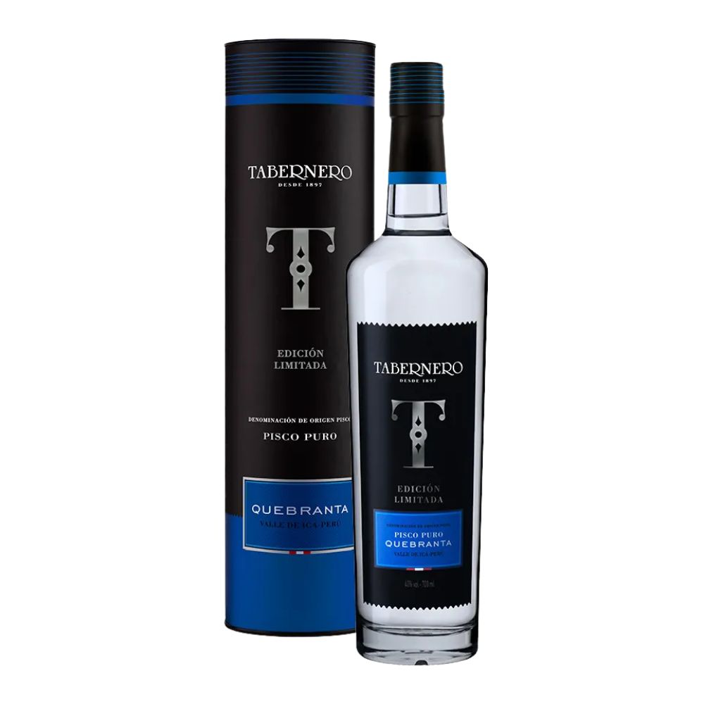 PISCO TABERNERO EDICIÓN LIMTADA QUEBRANTA 700 ML