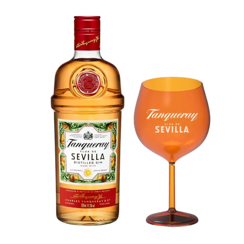 GIN TANQUERAY FLOR DE SEVILLA 700 ML + COPA